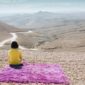 tapis berbere vintage violet desert agafay